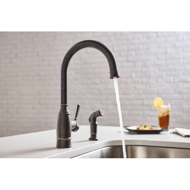Moen Anabelle Kitchen Faucet With Side Spray & Reviews Wayfair Canada